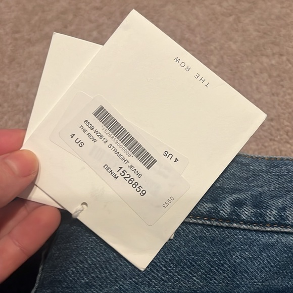 Sold NWT The Row Goldin Jeans, size 4 - Picture 6 of 14